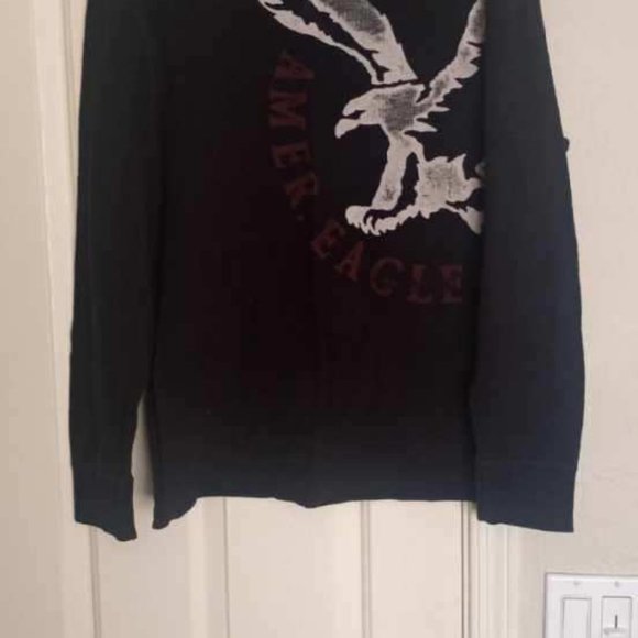 American Eagle Vintage Retro Black Large Shirt - Picture 9 of 9